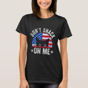 Don't Snack On Me Funny Cat Meme T-Shirt