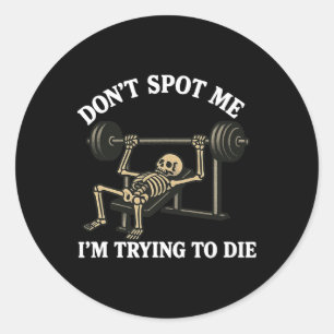 Don't Spot Me3  Classic Round Sticker