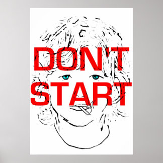 Don't Start Smoking Poster