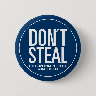 Don't Steal 6 Cm Round Badge