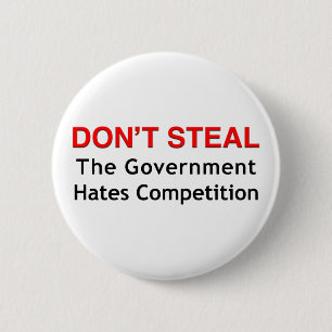 Don't Steal 6 Cm Round Badge