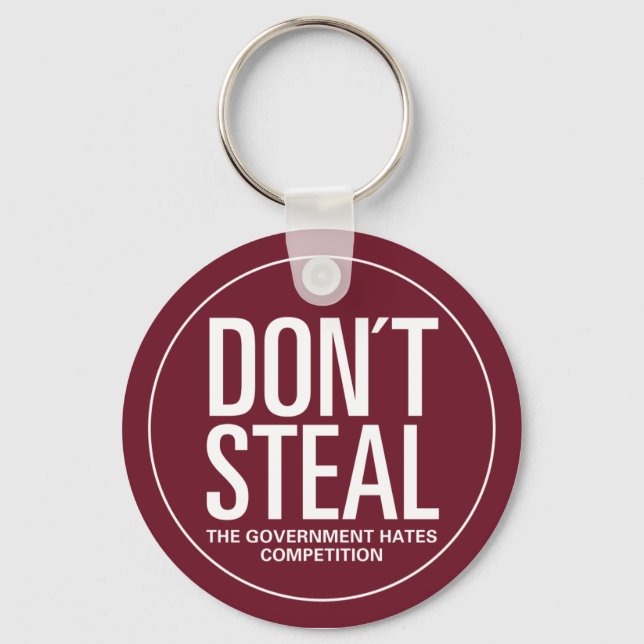 Don't Steal Key Ring (Front)