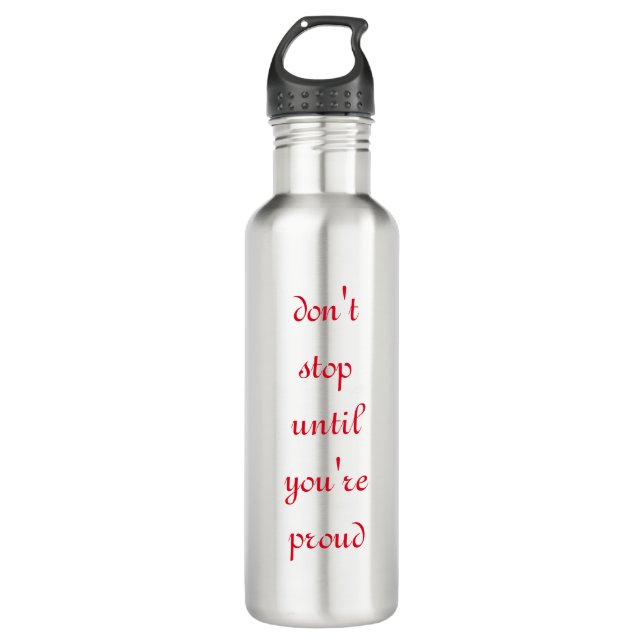 don't stop 710 ml water bottle (Front)