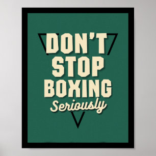Don't Stop Boxing  Poster