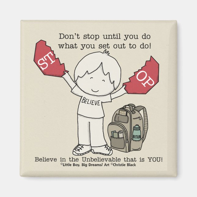 Don't Stop Magnet (Front)