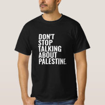 don't stop talking about palestine Basic White 