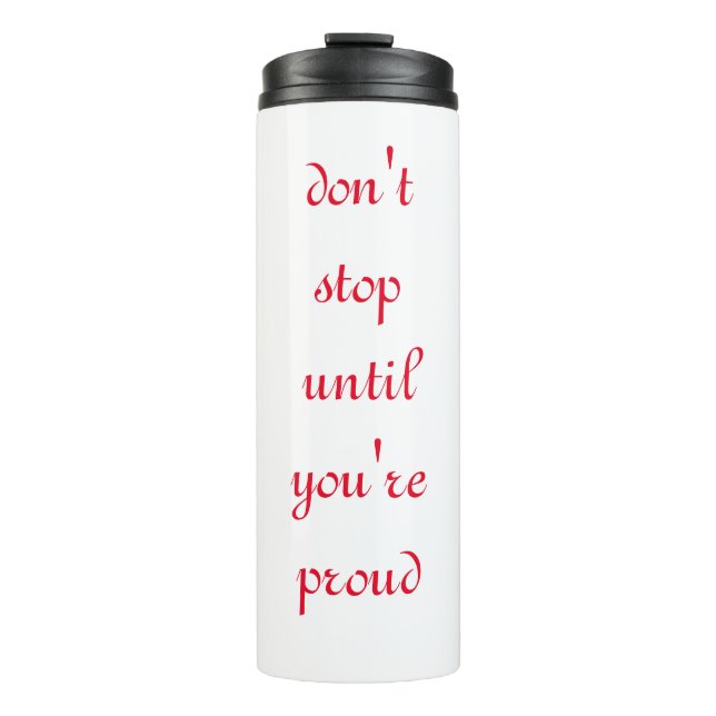 don't stop thermal tumbler (Front)