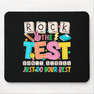 Dont Stress Just Do Your Best Colourful Teachers S Mouse Pad