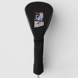 Don't Stress Meow Stress Awareness Month Golf Head Cover