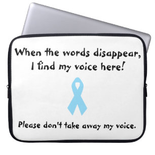 Don't Take Away My Voice Selective Mutism Laptop Sleeve