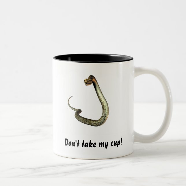 Don't take my cup! Two-Tone coffee mug (Right)