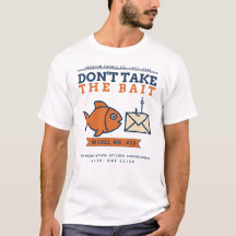 Don't Take The Bait Funny Phishing Awareness White