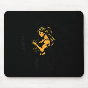 Don't talk me i'm working out funny gym Artwork Mouse Pad