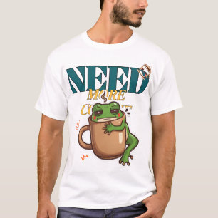 Don't Talk To Me Before Coffee Angry Frog T-Shirt