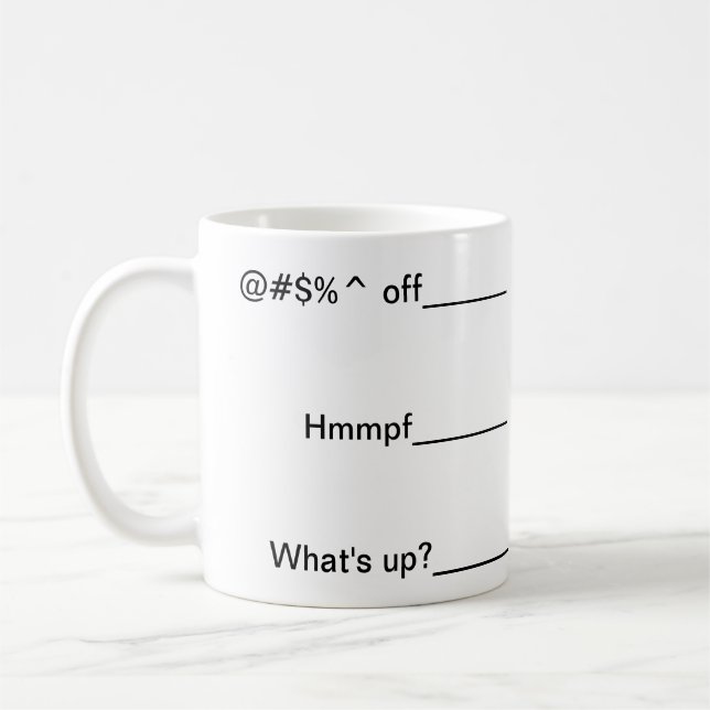Don't talk to me before coffee mug (Left)