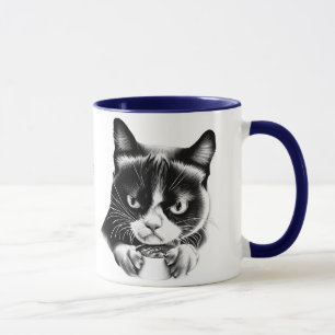 Don't Talk To Me Before I Had My Coffee Funny Cat Mug