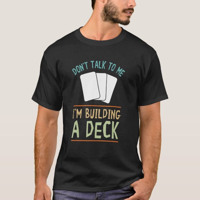 Don't Talk To Me Cardboard Collectibles Trading Ca T-Shirt (Front)