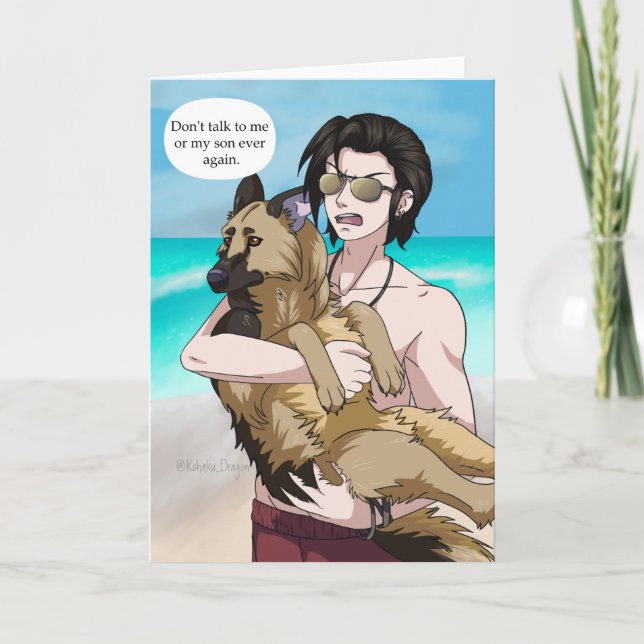 Don't Talk to Me or My Son Card (Front)