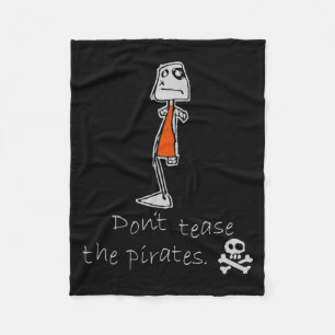 Dont Tease The Rates Fleece Blanket