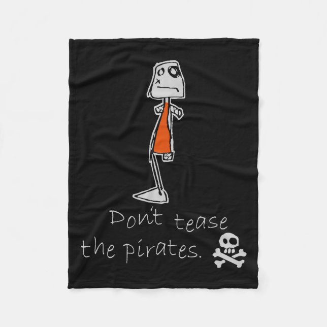Dont Tease The Rates  Fleece Blanket (Front)