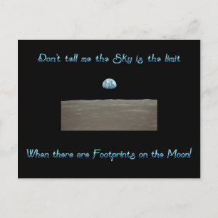 Don't Tell Me the Sky is the Limit Postcard