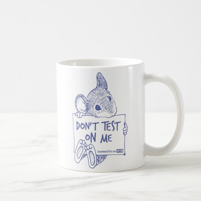Don't Test On Me Mug (Right)