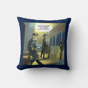 Don't Text And Titanic Funny Throw Pillows