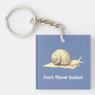 Don't Throw Snails Key Ring