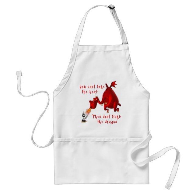 Dont Tickle the Dragon... Standard Apron (Front)