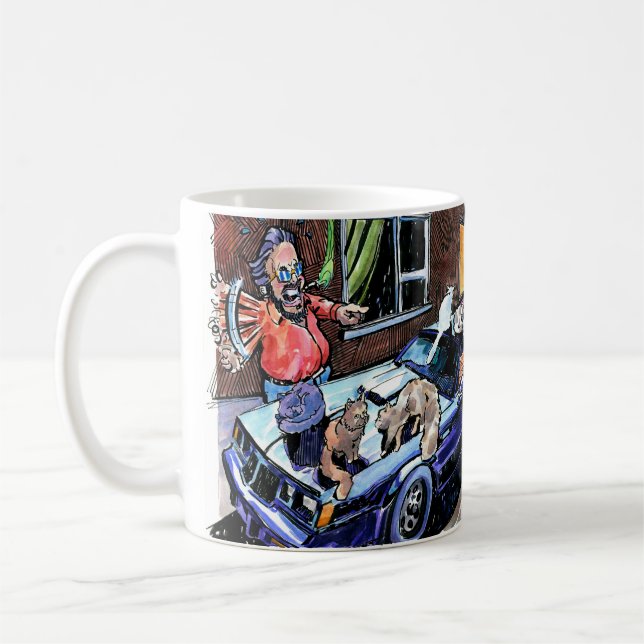 Don't Touch Car Mug (Left)
