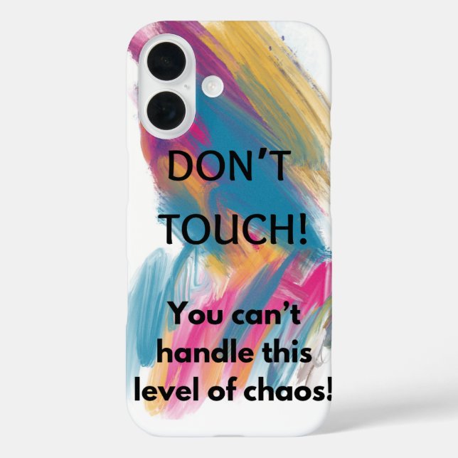 Don't Touch Case-Mate iPhone Case (Back)