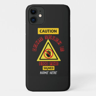 Don't touch it iPhone / iPad case