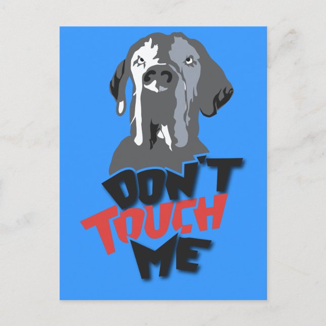 Don't Touch Me! Postcard (Front)