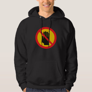Don't Touch Me Sign Introvert  Antisocial Hoodie