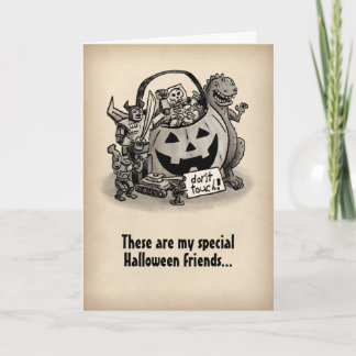 Don't touch my candy | Halloween Card