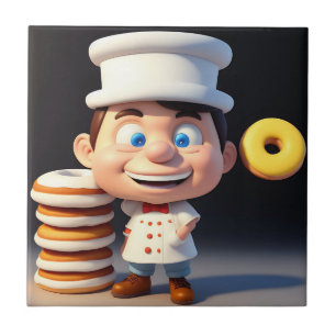 Dont Touch My Donuts, Ceramic Tile