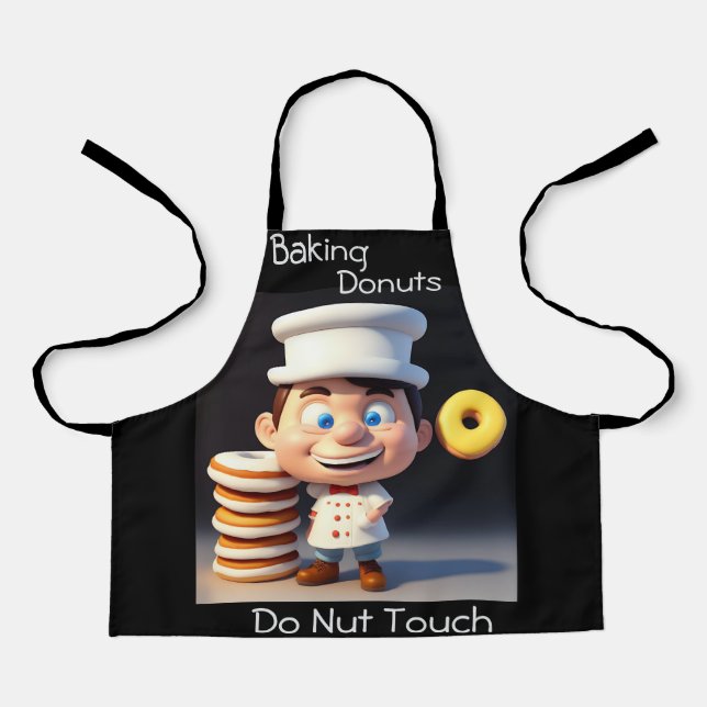 Dont Touch My Donuts, Kids Apron (Front)