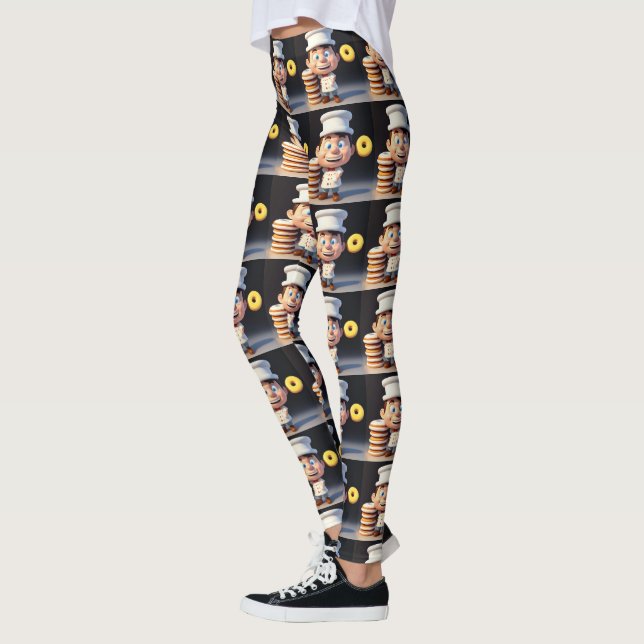 Dont Touch My Donuts, Ladies Leggings (Left)
