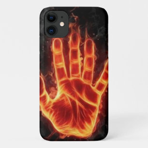 Don't Touch my Phone, Burning Hand iPhone 11 Case