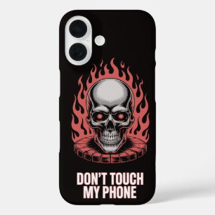 Don't touch my phone iPhone 16 case
