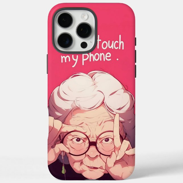Don't Touch My Phone Case-Mate iPhone Case (Back)