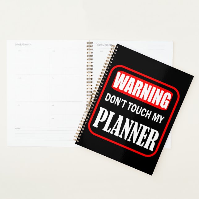 don't touch my planner (Display)
