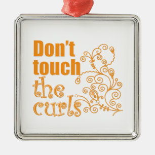 Don't Touch the Curls! Metal Tree Decoration