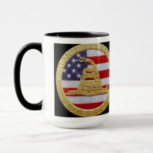DONT TREAD ON AMERICA MUG