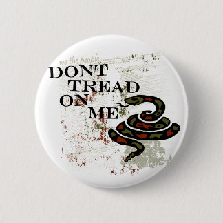 Dont Tread on Me 6 Cm Round Badge
