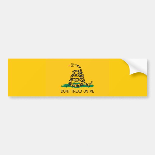 Don't Tread on Me Bumper Sticker (Front)