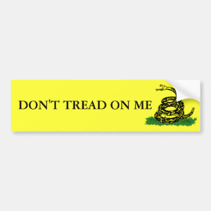 Don't Tread On me Bumper Sticker