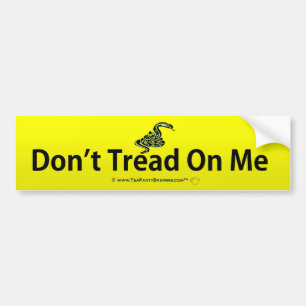 Don't Tread On Me Bumper Sticker