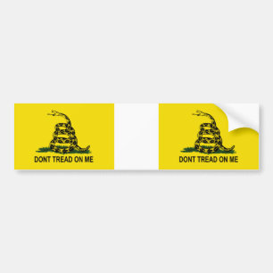 dont tread on me bumper sticker