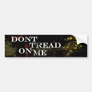 Don't Tread on Me Bumper Sticker
